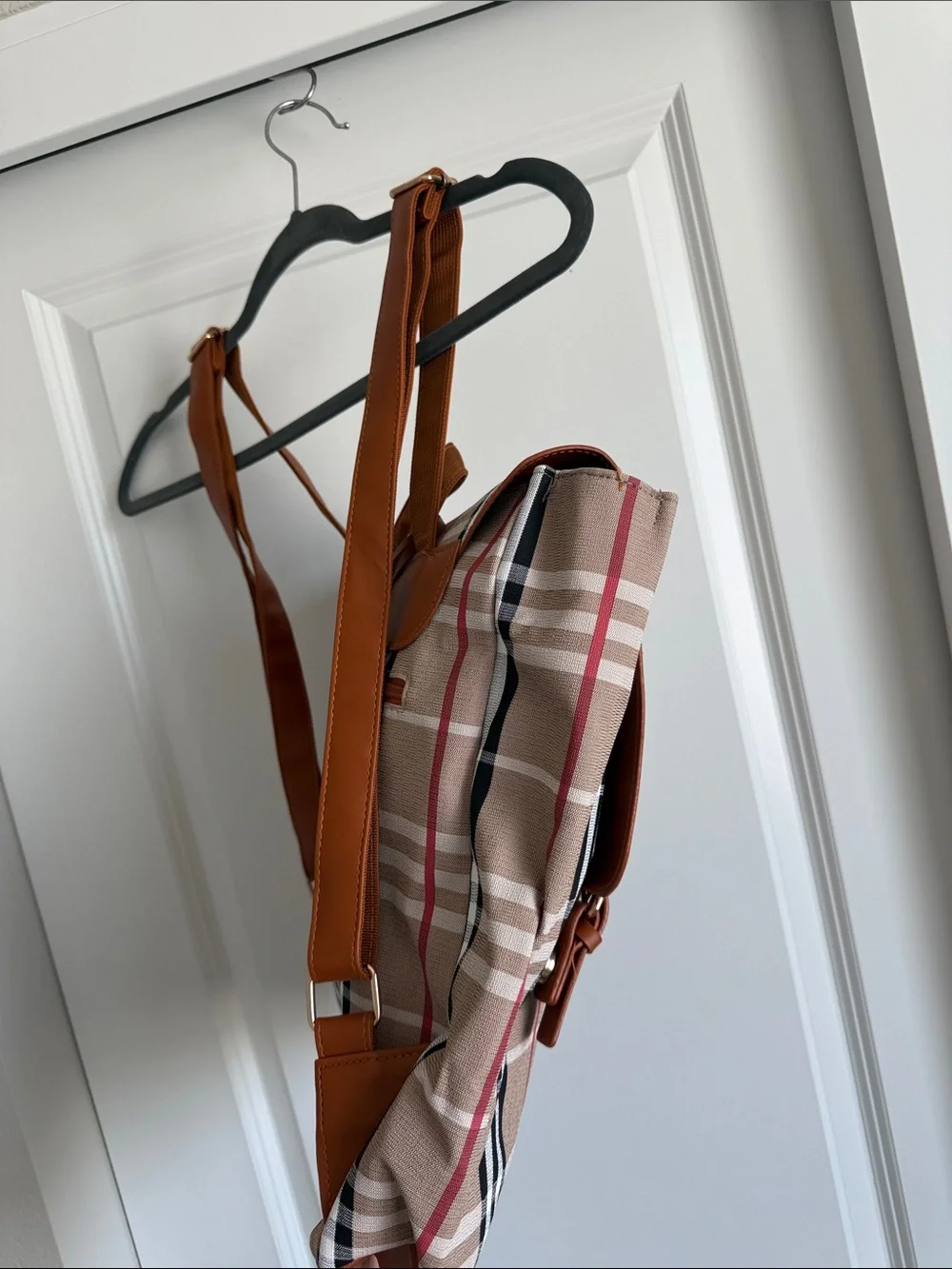LouLu Plaid Backpack Womens Bag
